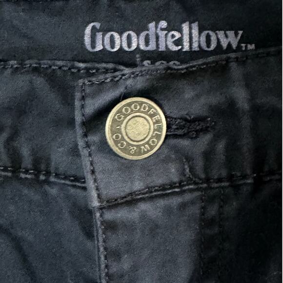 GOODFELLOW & CO NAVY BLUE MENS CHINO PANTS SIZE 36 WAIST X 30 INSEAM - Picture 4 of 11